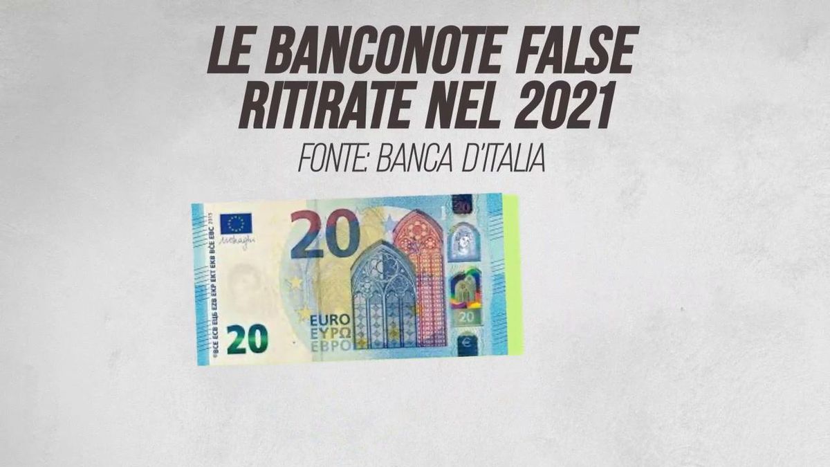 Le banconote contraffatte in Italia