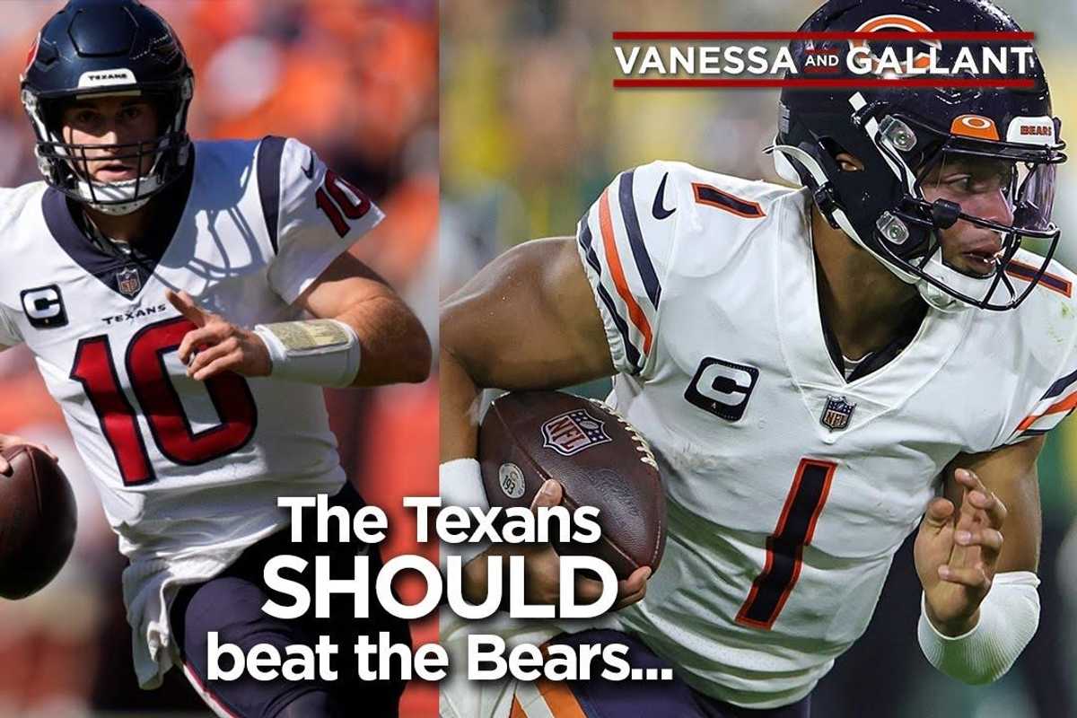 Here's why the Houston Texans should beat the Bears on Sunday
