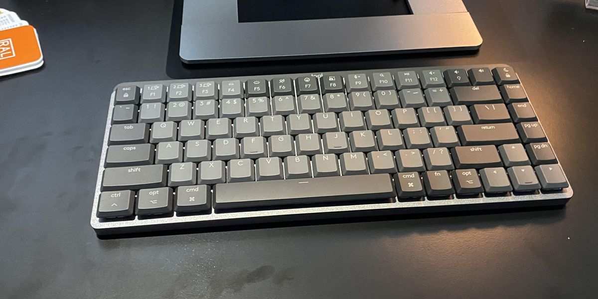 a photo of Logitech MX Mechanical Mini for Mac keyboard