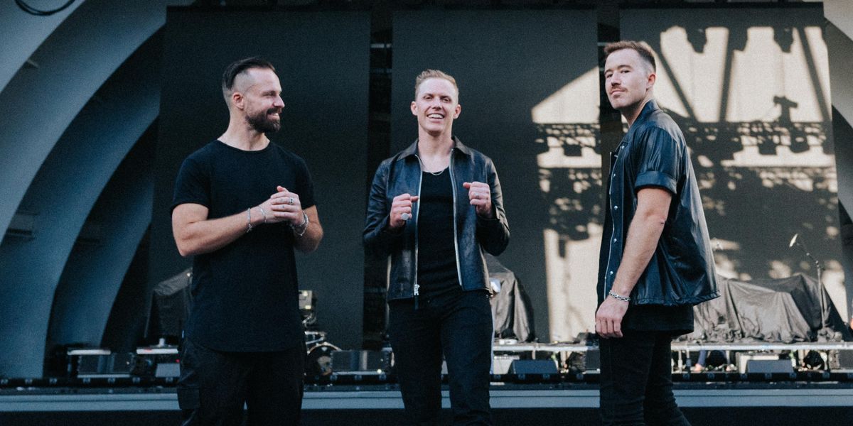 Backstage with RÜFÜS DU SOL at the Hollywood Bowl