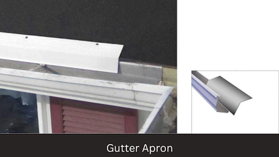 What Is A Gutter Apron?