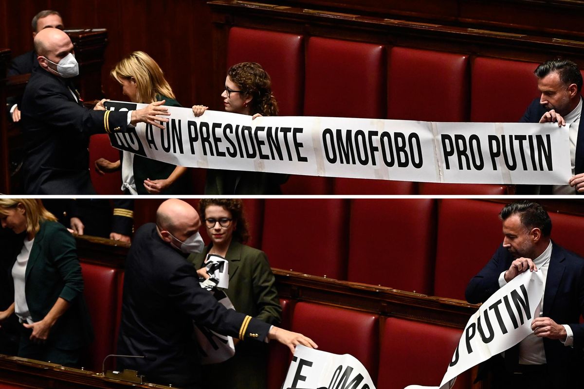 Caro Zan, lo striscione è come la sua legge