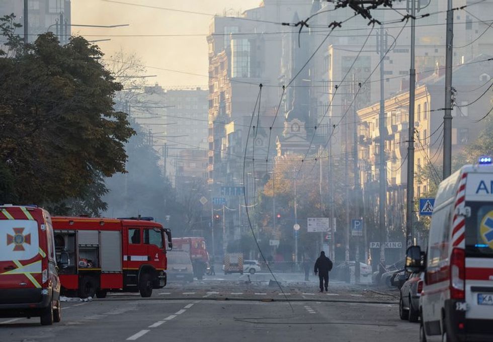 Russian Drones Hit Kyiv As Heavy Fighting Continues In Eastern Ukraine