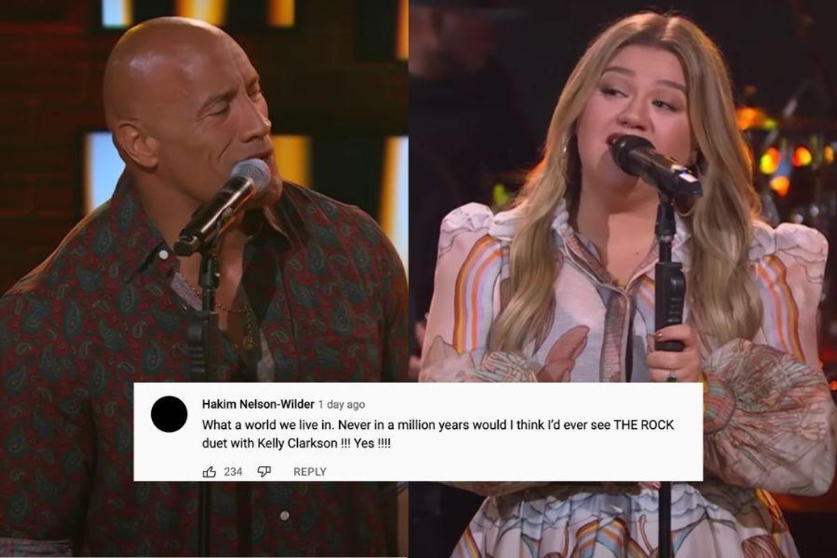 kelly clarkson, dwayne johnson