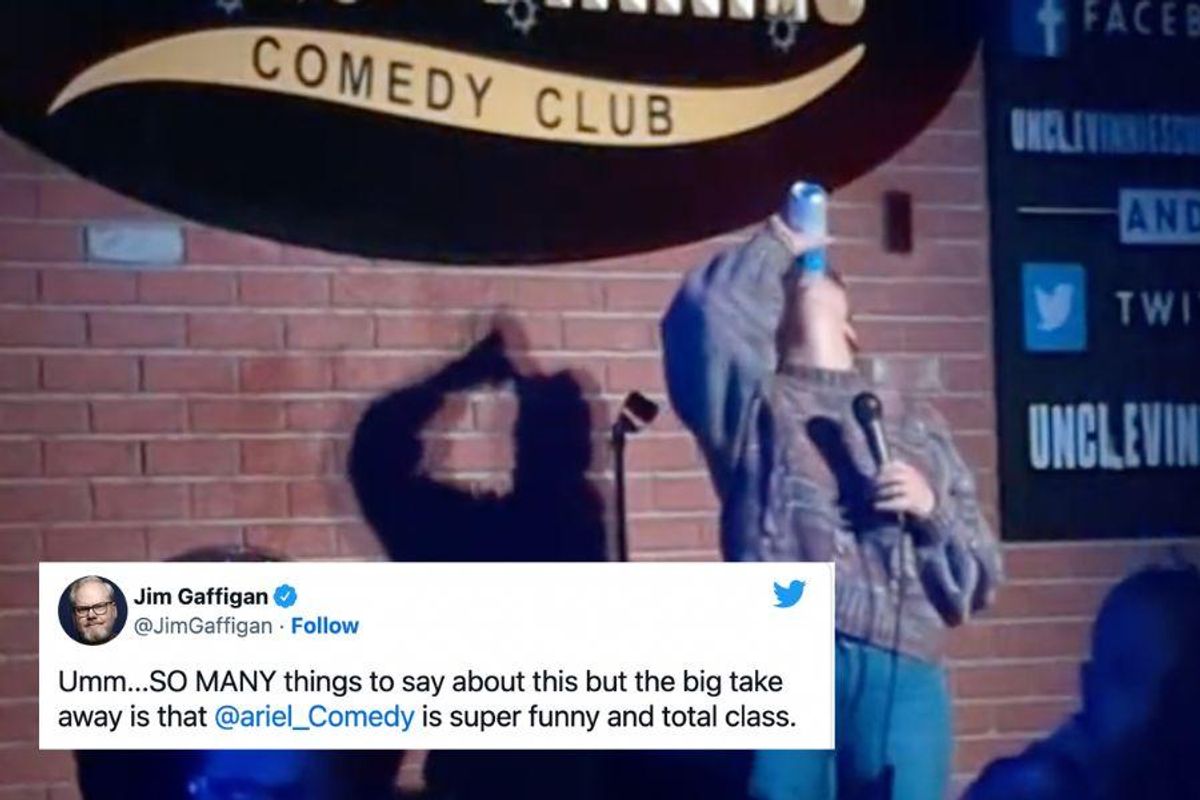 hecklers, female comedian