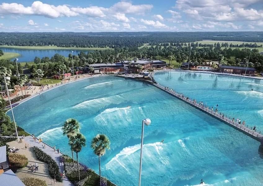 Totally rad surfing lagoon paradise rides into Houston promising ocean-perfect waves