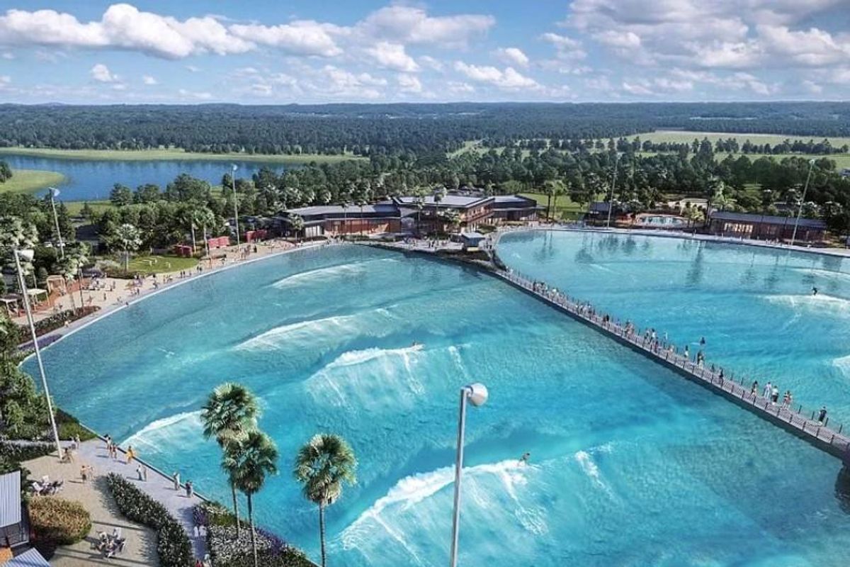 Totally rad surfing lagoon paradise rides into Houston promising ocean-perfect waves