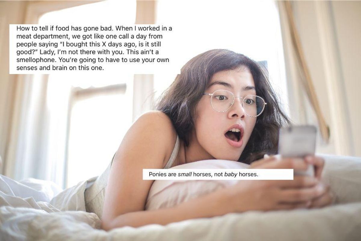basic knowledge; common sense; things you should know; ask reddit
