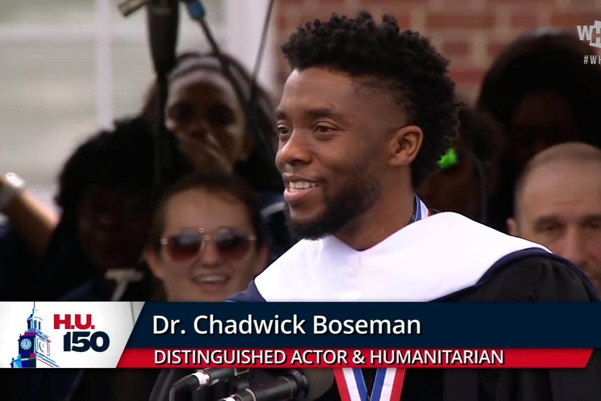 Commencement speech, Chadwick Boseman, graduation