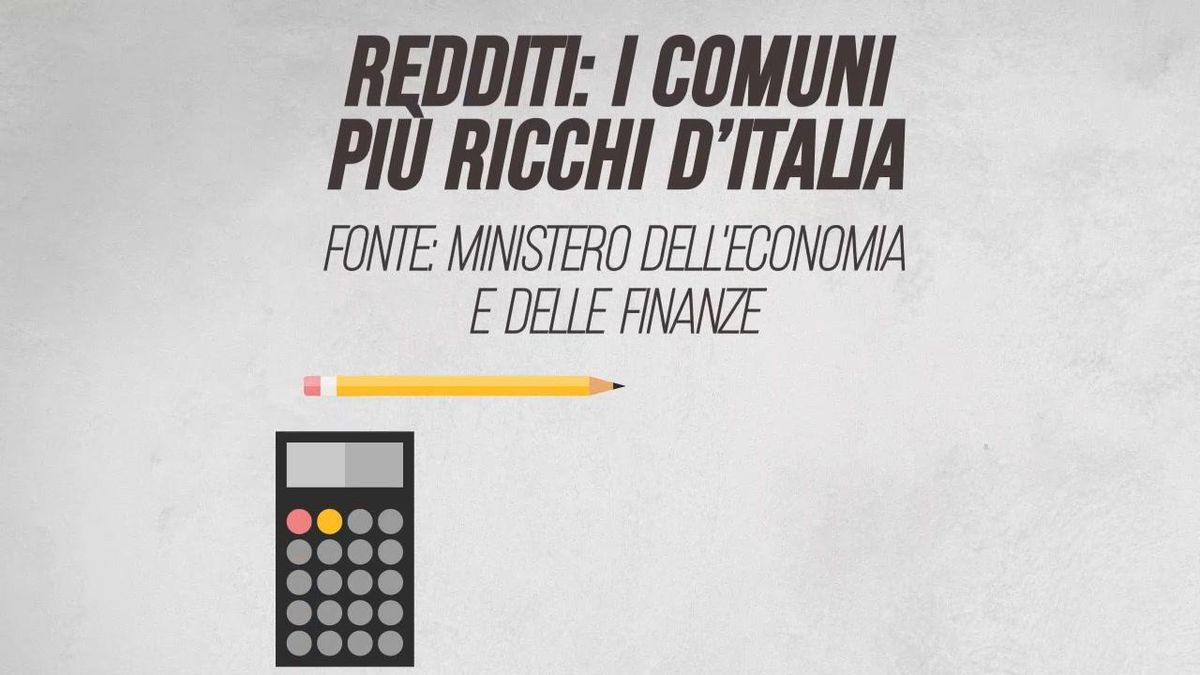 I comuni più ricchi d'Italia
