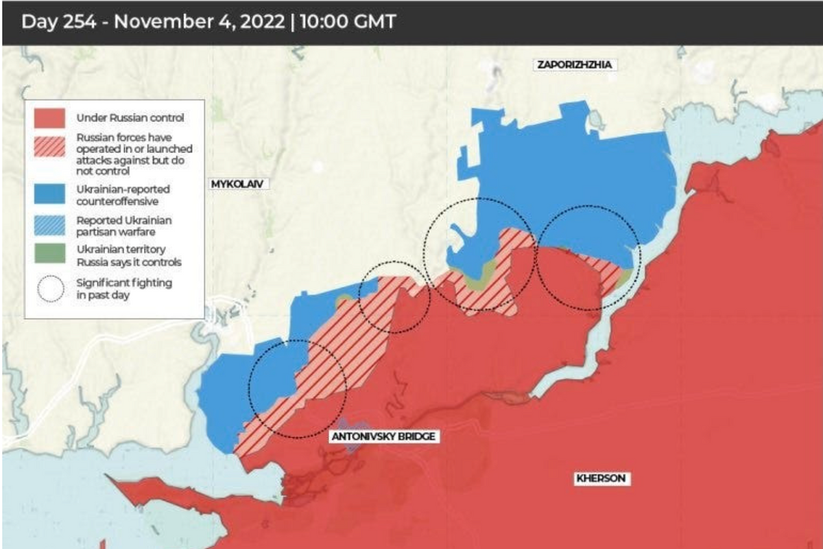 Russian Commanders Fleeing Kherson? Deserting Soldiers Shot? Probably