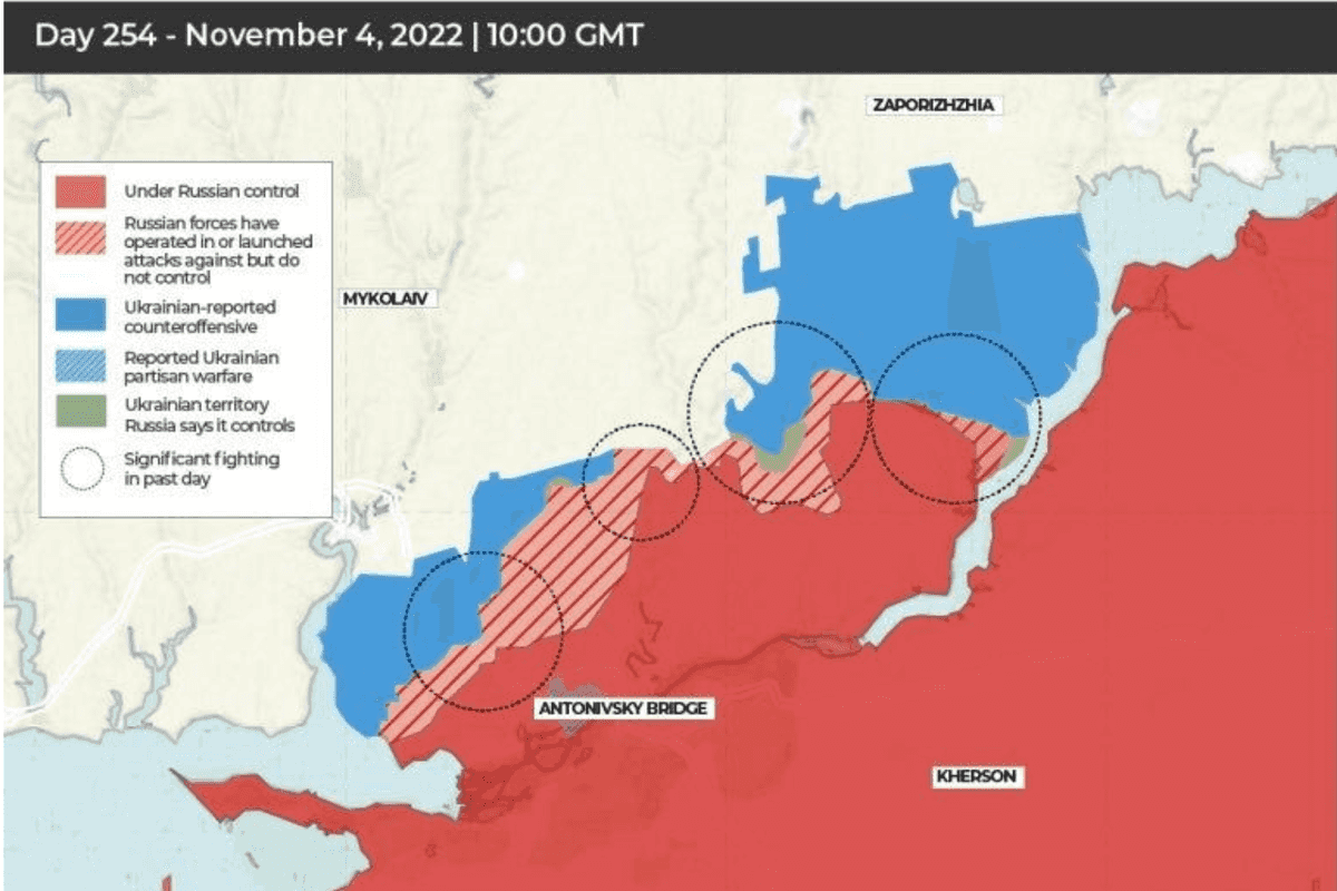 Russian Commanders Fleeing Kherson? Deserting Soldiers Shot? Probably
