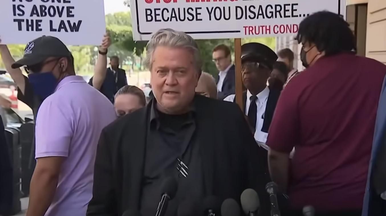 Heading To Prison, Furious Bannon Sputters Threats Of Retribution