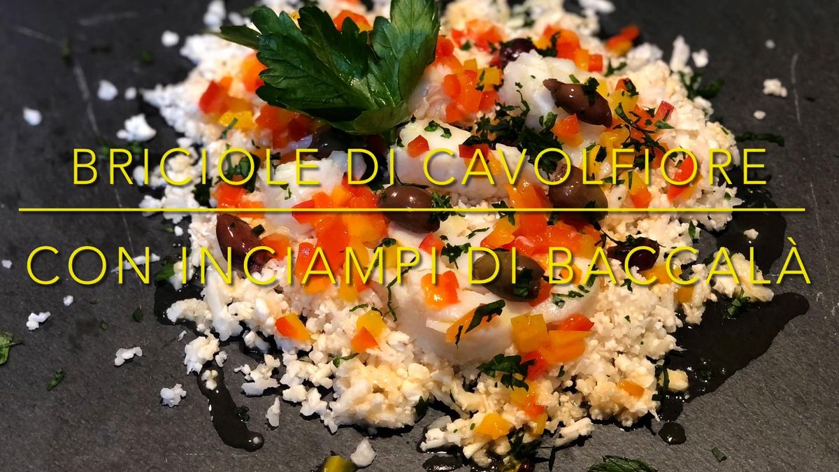 Cuciniamo insieme: braciole di cavolfiore con inciampi di baccalà
