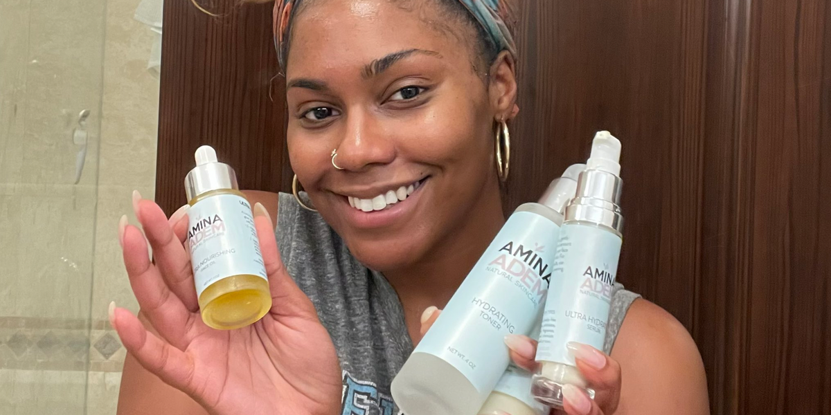 I Tried It: Amina Adem Natural Skincare Routine