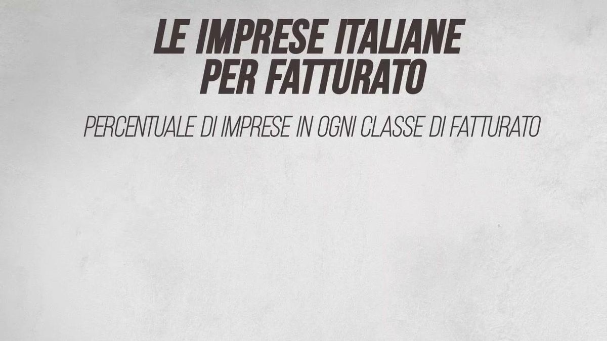Le imprese italiane per fatturato