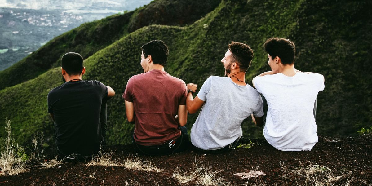 Group of male friends