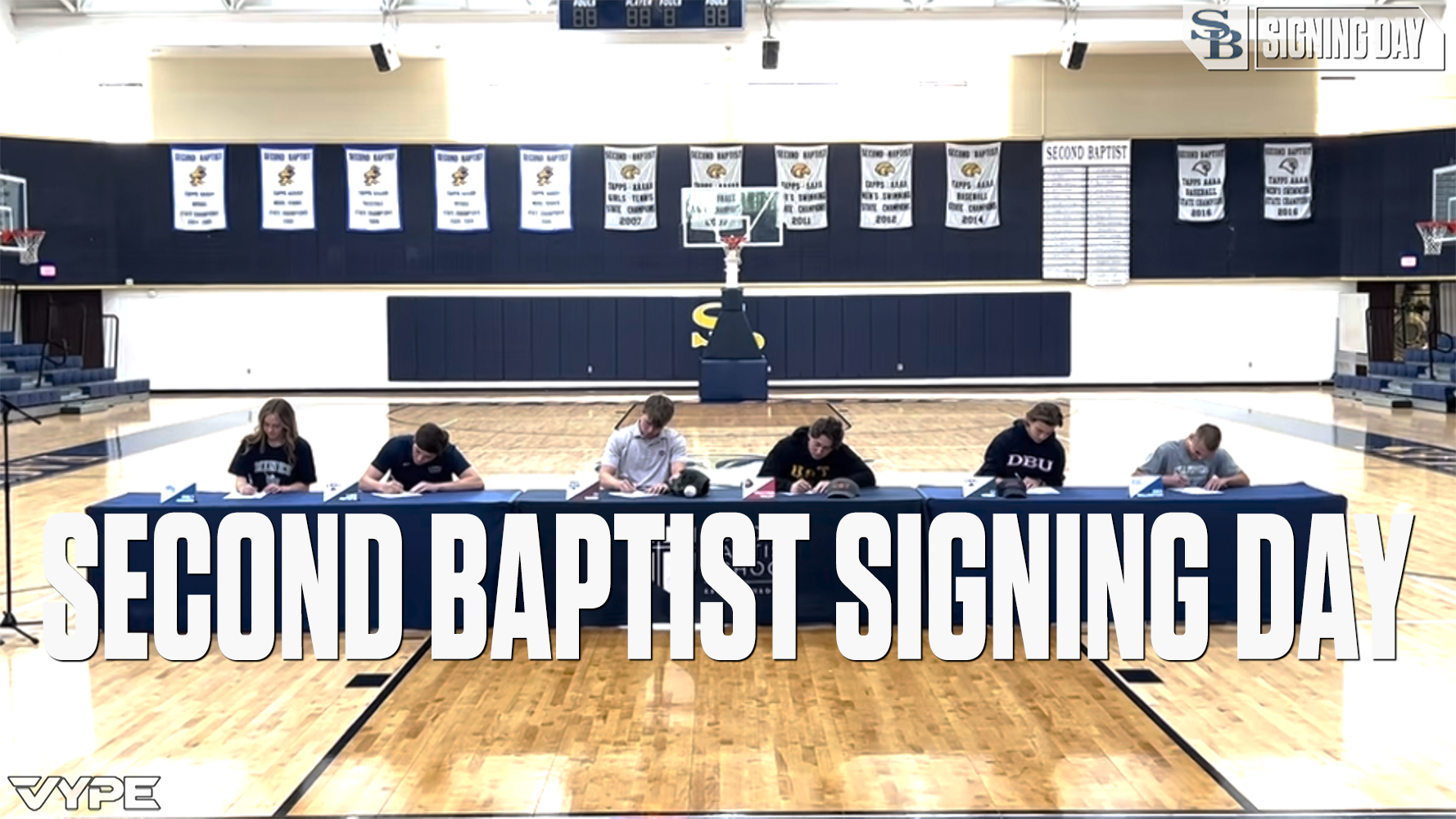 Second Baptist School Signs Six Athletes To Compete At The Next Level