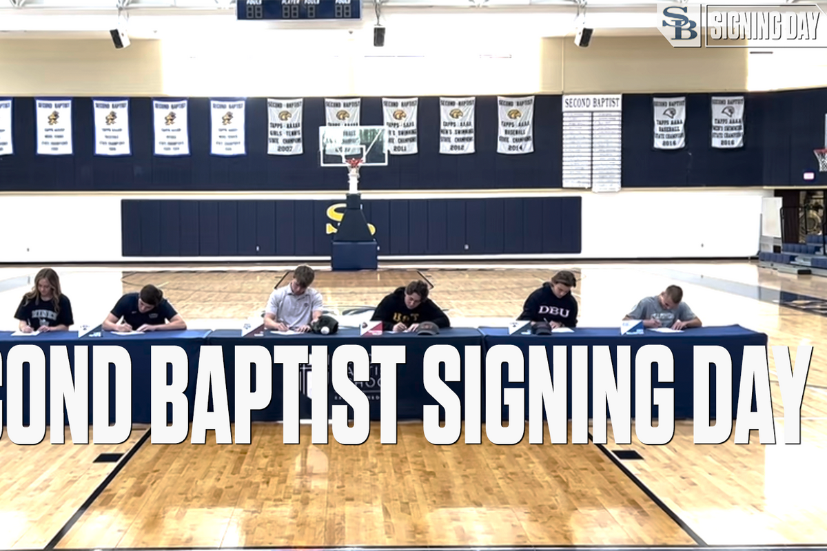 Second Baptist School Signs Six Athletes To Compete At The Next Level