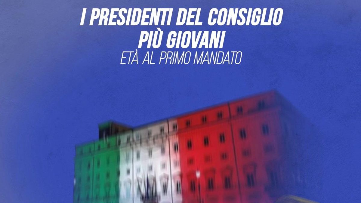 I presidenti del Consiglio più giovani