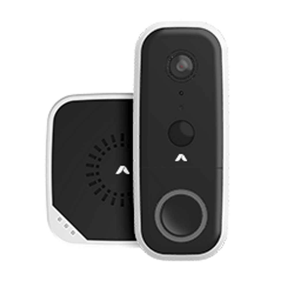 a photo of abode wireless video doorbell