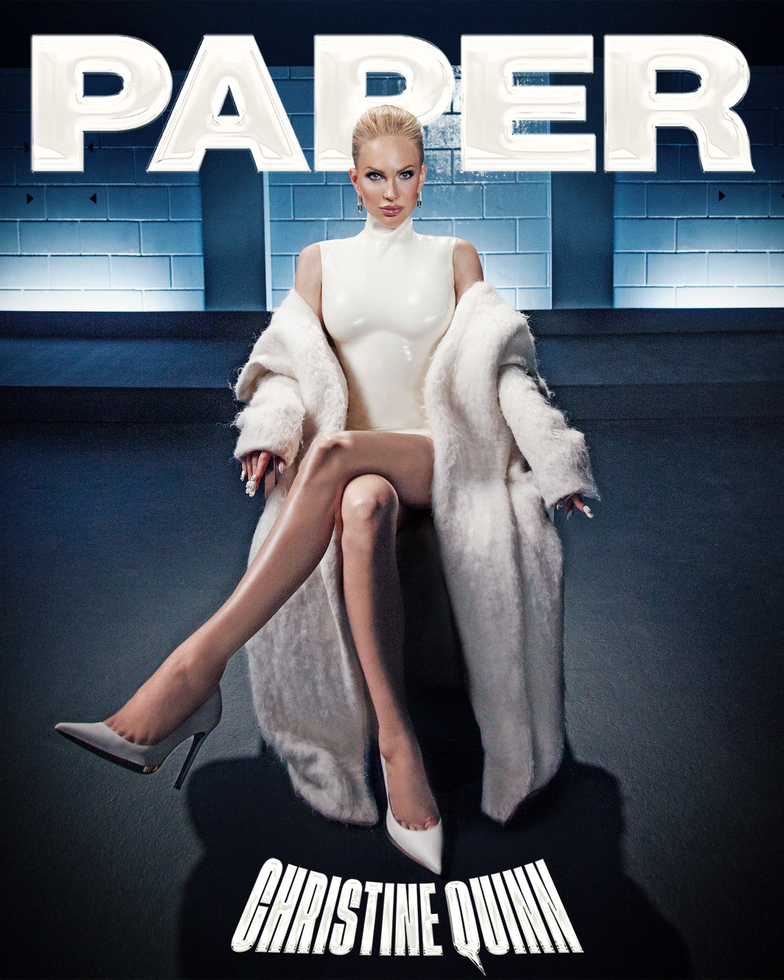 Christine Quinn on the Cover of PAPER Magazine Halloween - PAPER