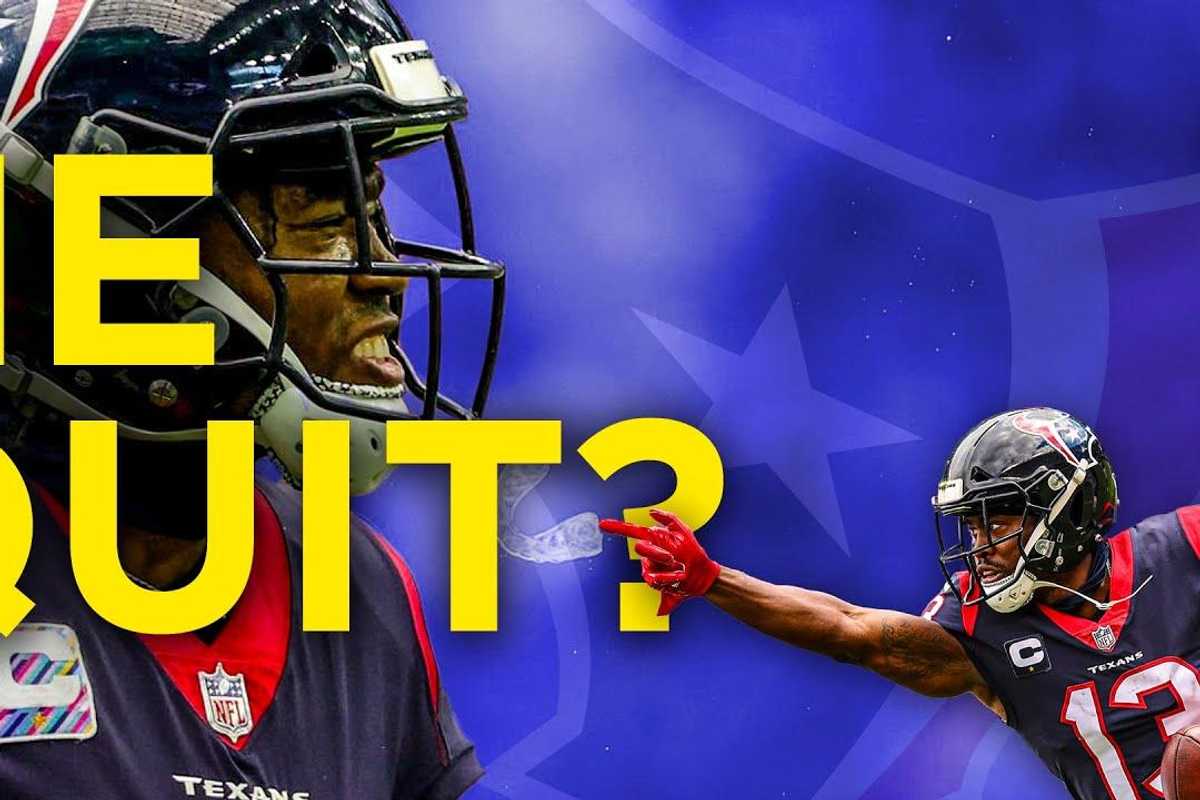 It sure looks like Brandin Cooks is making a statement to the Houston Texans