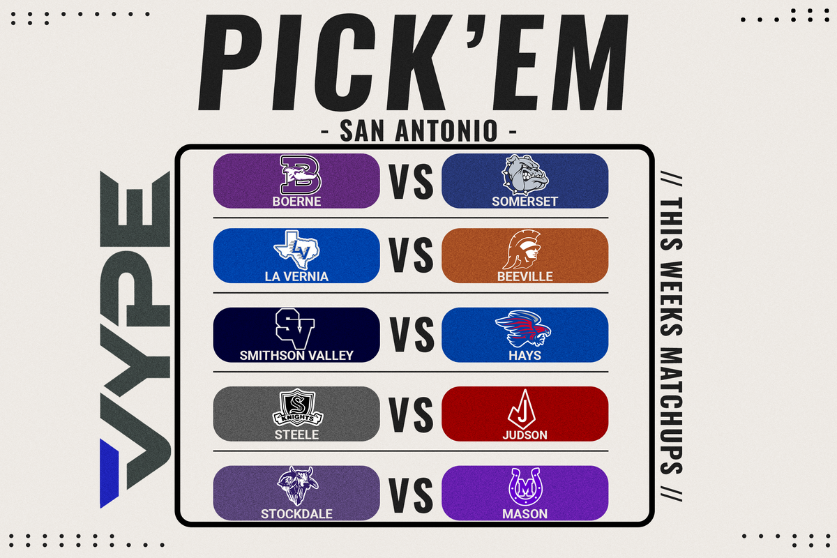 VYPE San Antonio Week 10 Pick 'em