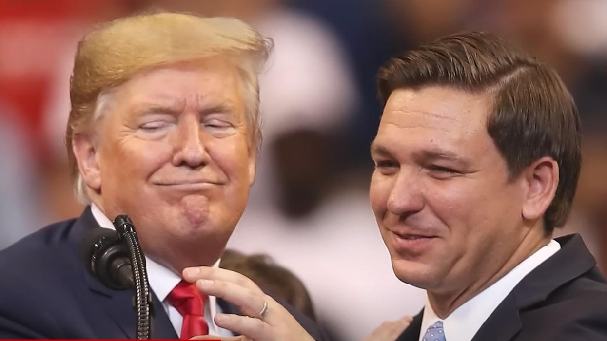 Donald Trump and Ron DeSantis