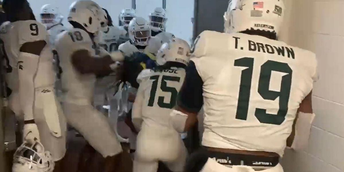 Four Michigan State football players suspended after ganging up on 2