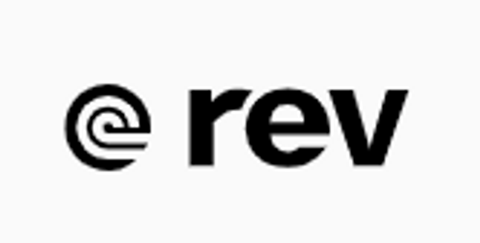 a screenshot of rev logo