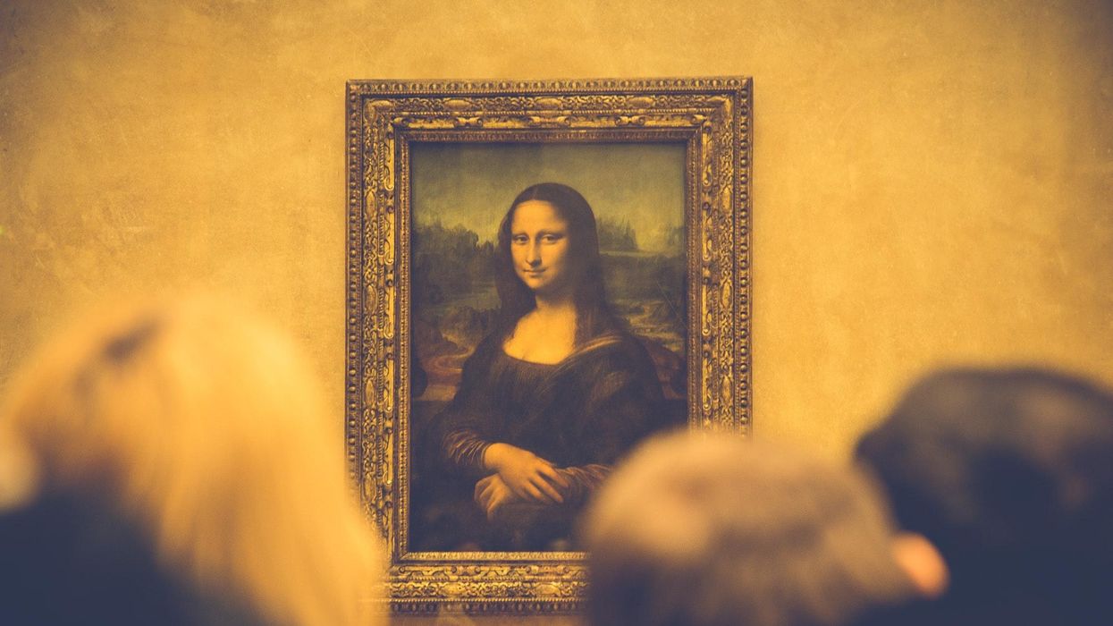 Mona Lisa painting at The Louvre