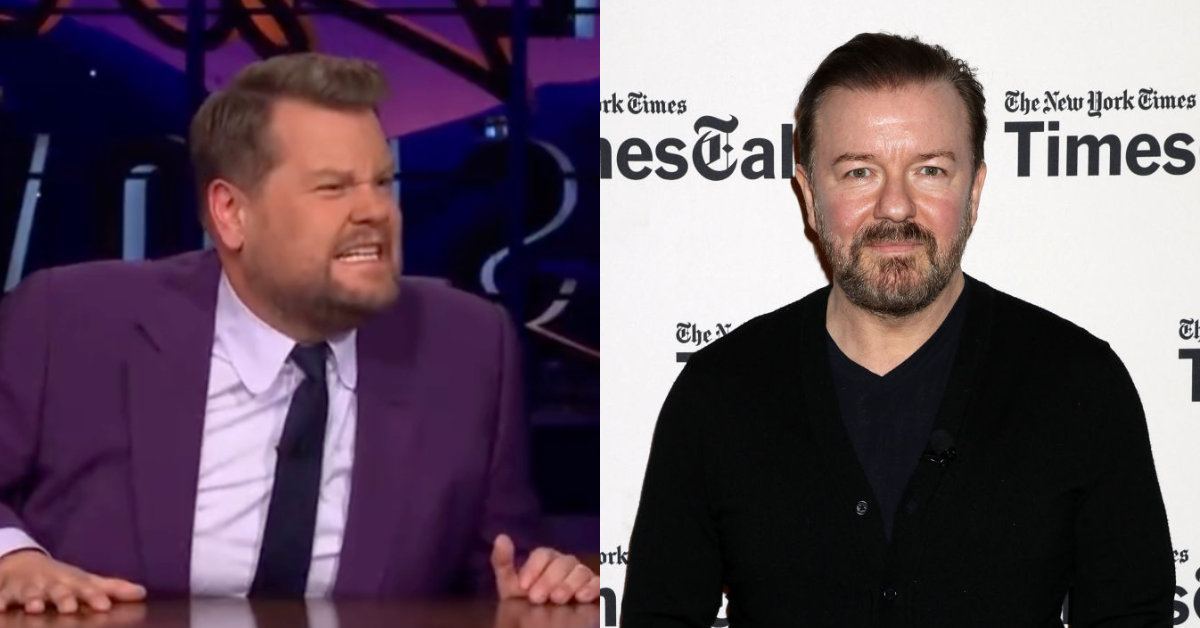 James Corden 'Inadvertently' Stole Ricky Gervais Joke: VIDEO - Comic Sands