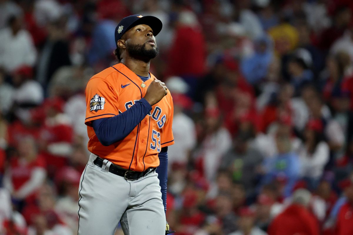 Houston Astros throw a combined no-hitter beating the Phillies, 5-0