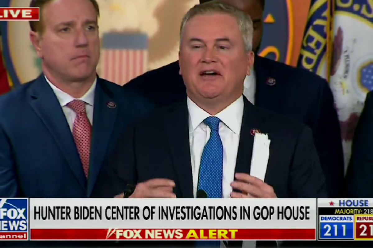James Comer Announces Plan To Turn Oversight Committee Into Benghazi-Dick Pic-Cancel Culture-Palooza
