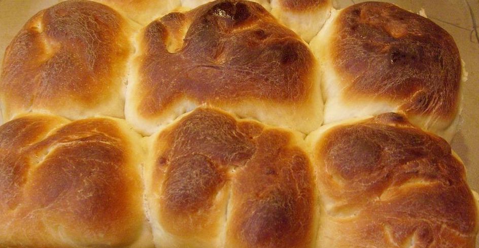 Some homebred bread rolls.