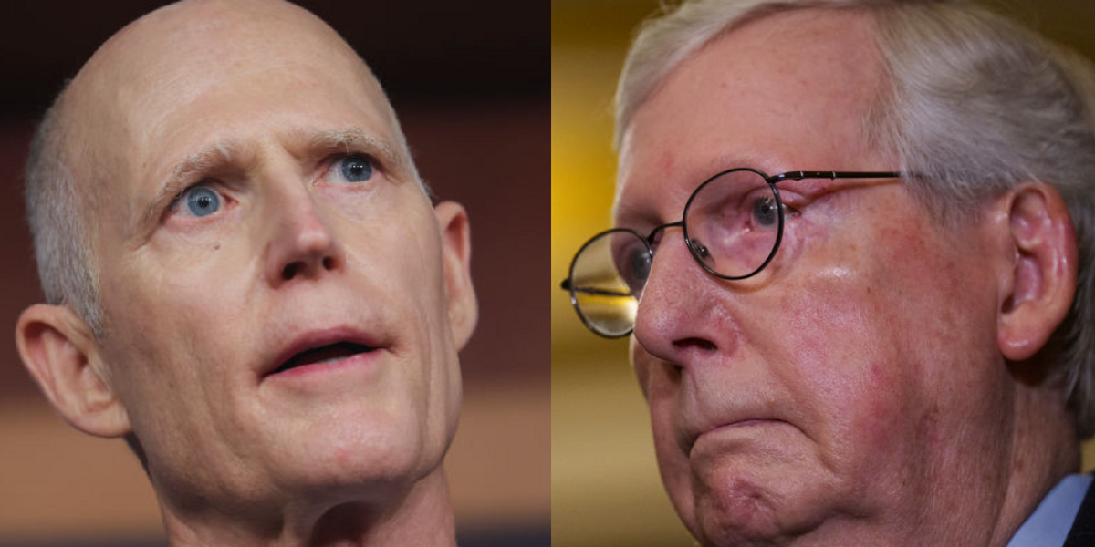 Rick Scott Challenges Mitch Mcconnell For Senate Gop Leader Theblaze