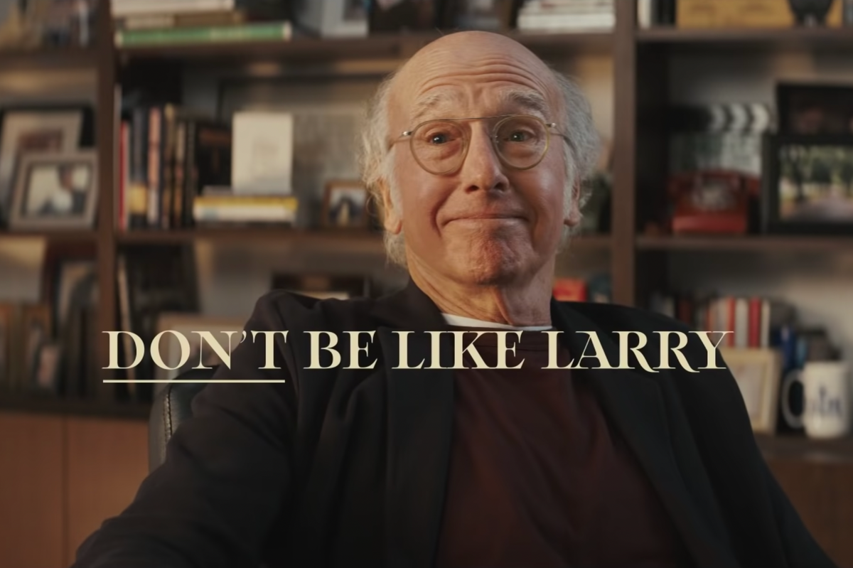 Larry David in FTX Commercial