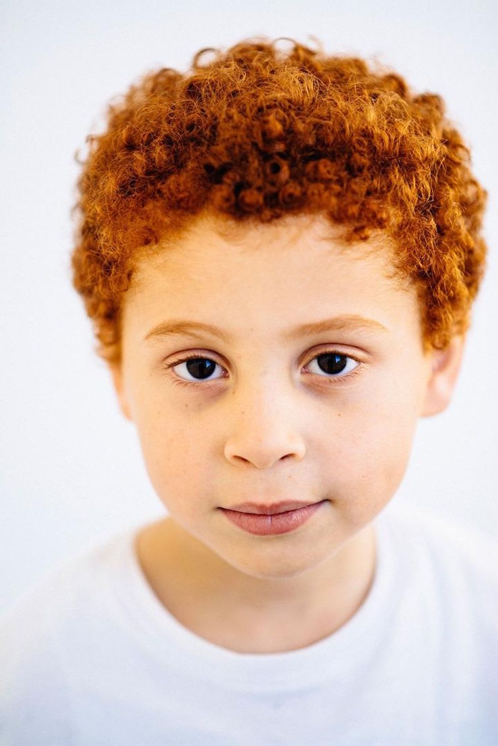 little boy, red hair, biracial, ethnicity, prejudice