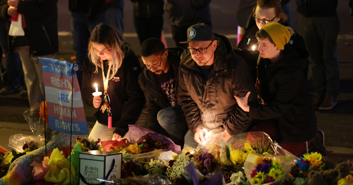 candle light vigil for Club Q victims in Colorado Springs, Colorado