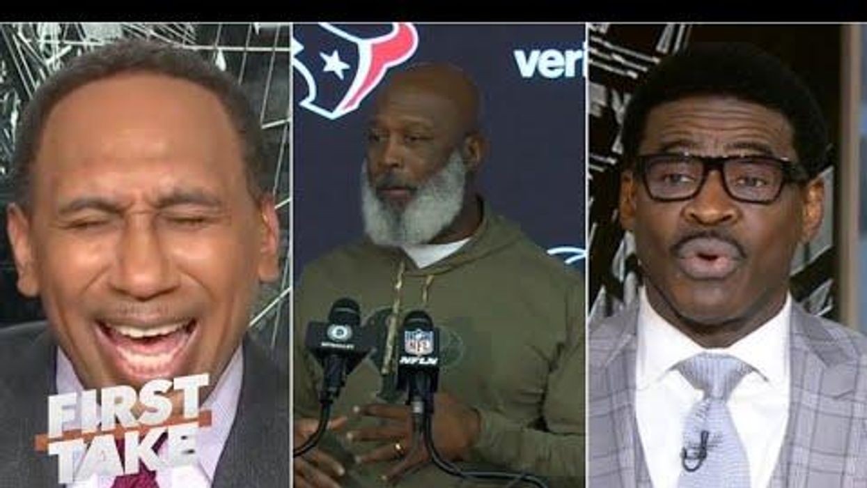 Stephen A. Smith reacts to drama between Lovie Smith and media at Texans postgame presser