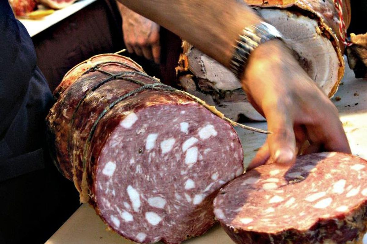 I cinque guerrieri dell’«altra» mortadella