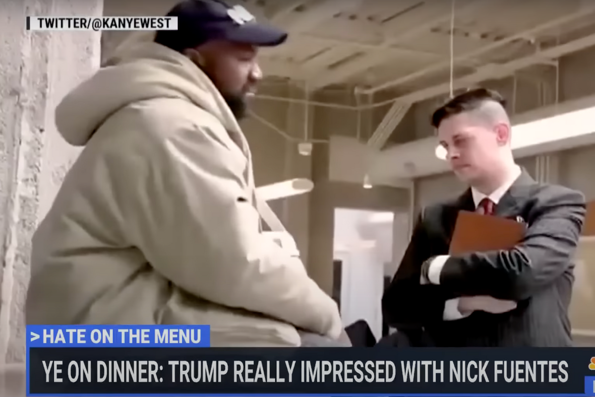Trump Has Pre-Thanksgiving Dinner With Anti-Semite Ye, Holocaust Denier Nick Fuentes