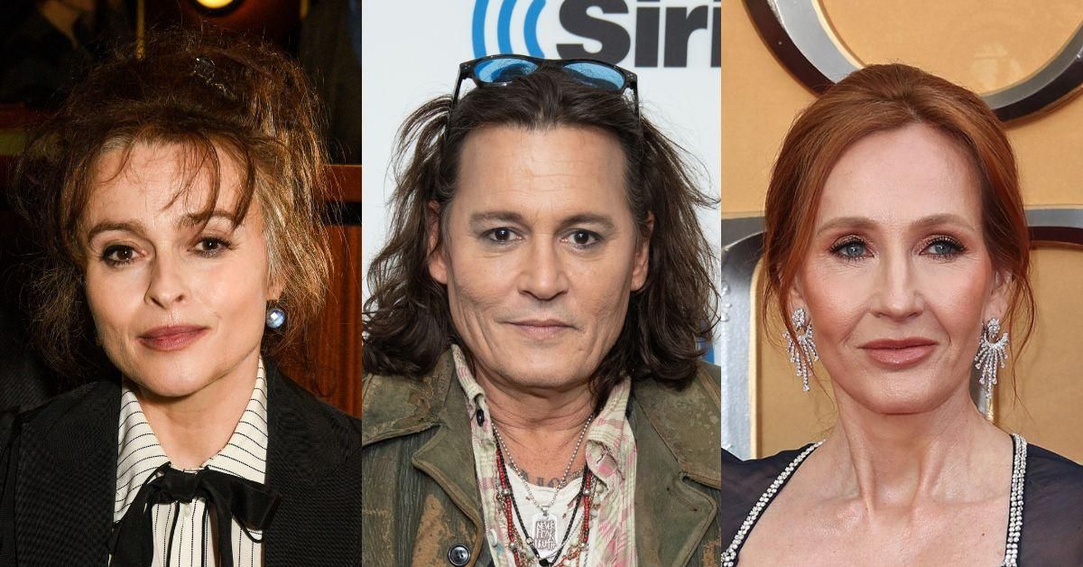 Helena Bonham Carter; Johnny Depp; JK Rowling