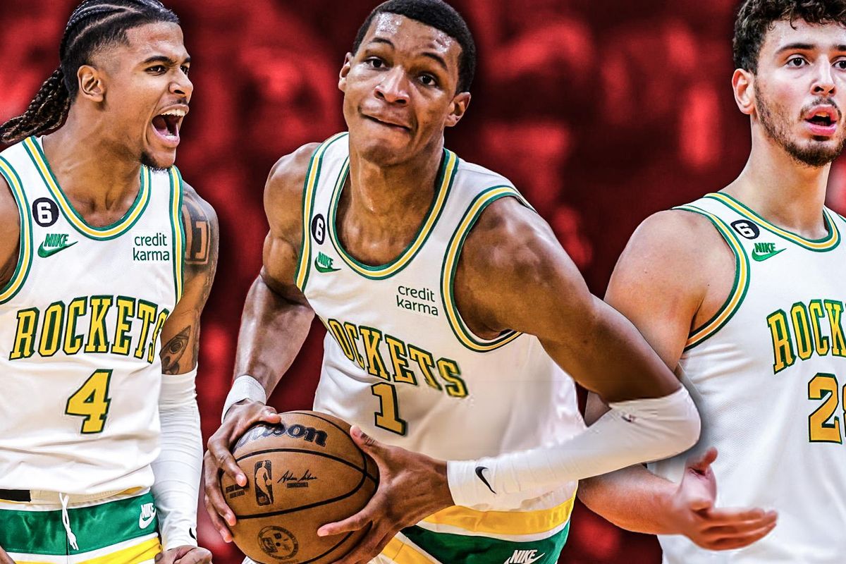 Rockets Jalen Green, Jabari Smith, Alperen Sengun