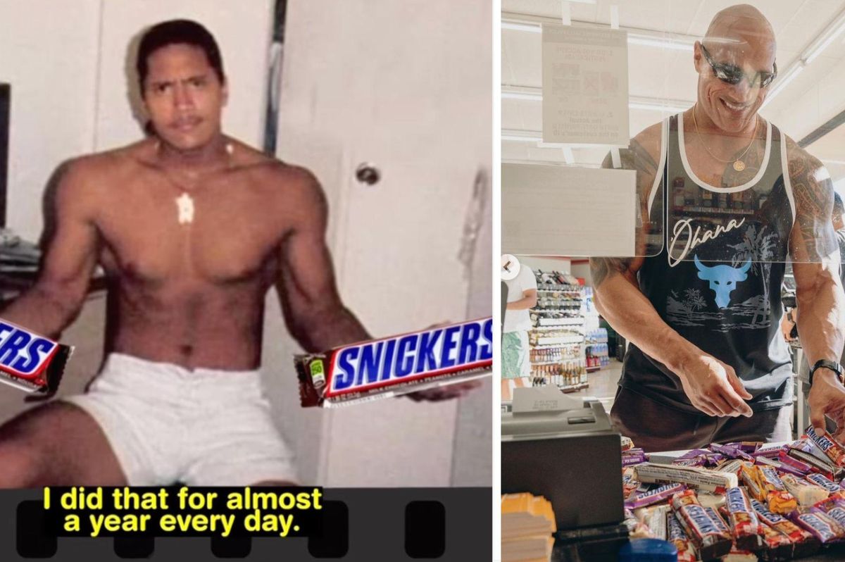 Super relatable Dwayne Johnson tastes candy for the first time since 1989