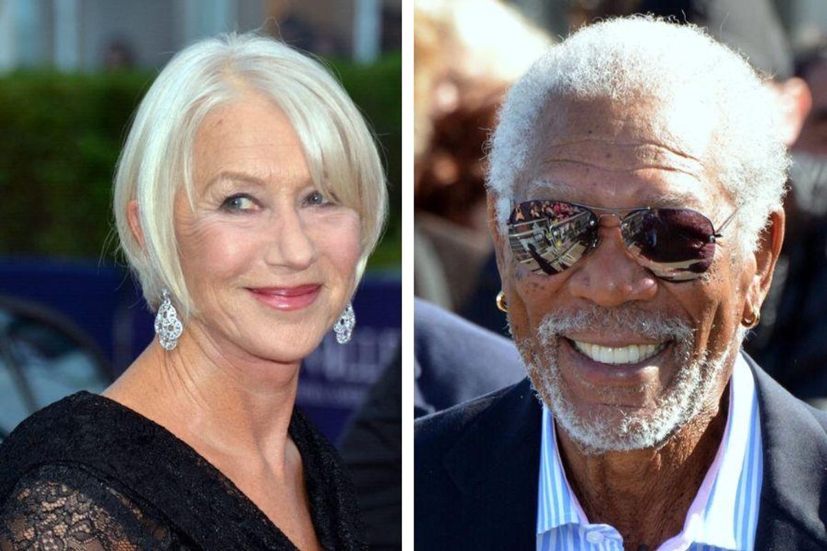 Morgan Freeman; Helen Mirren; voiceover; voice actor