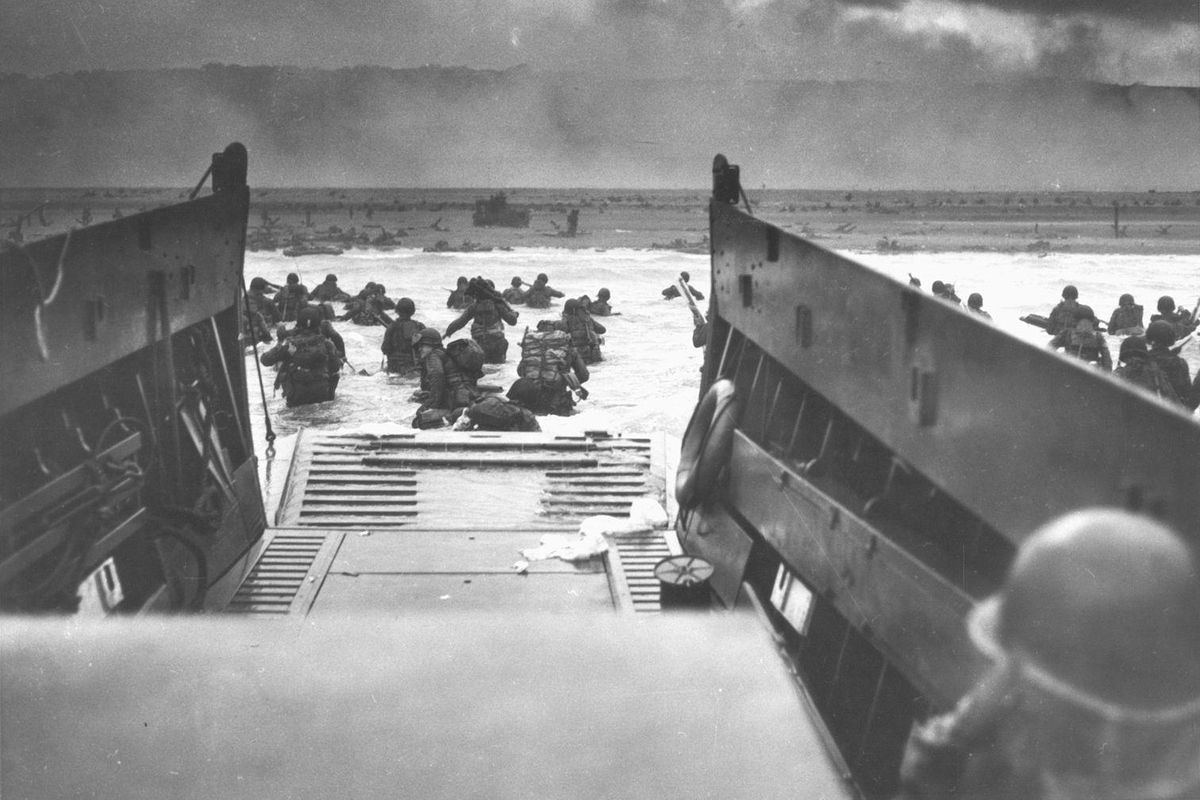 D-Day, Normandy, U.S. troops, Omaha Beach, fighting