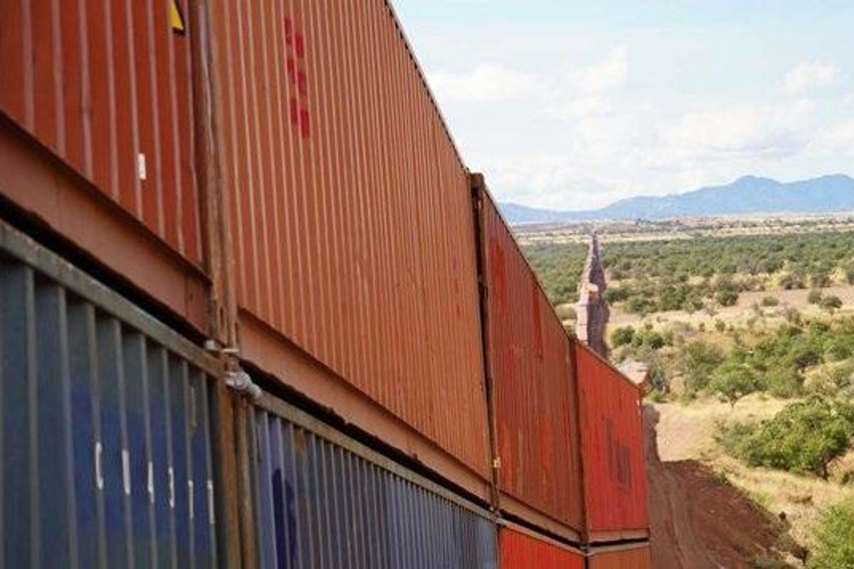 Arizona Governor Ends 'Border Crisis' By Throwing Old Shipping Containers At It