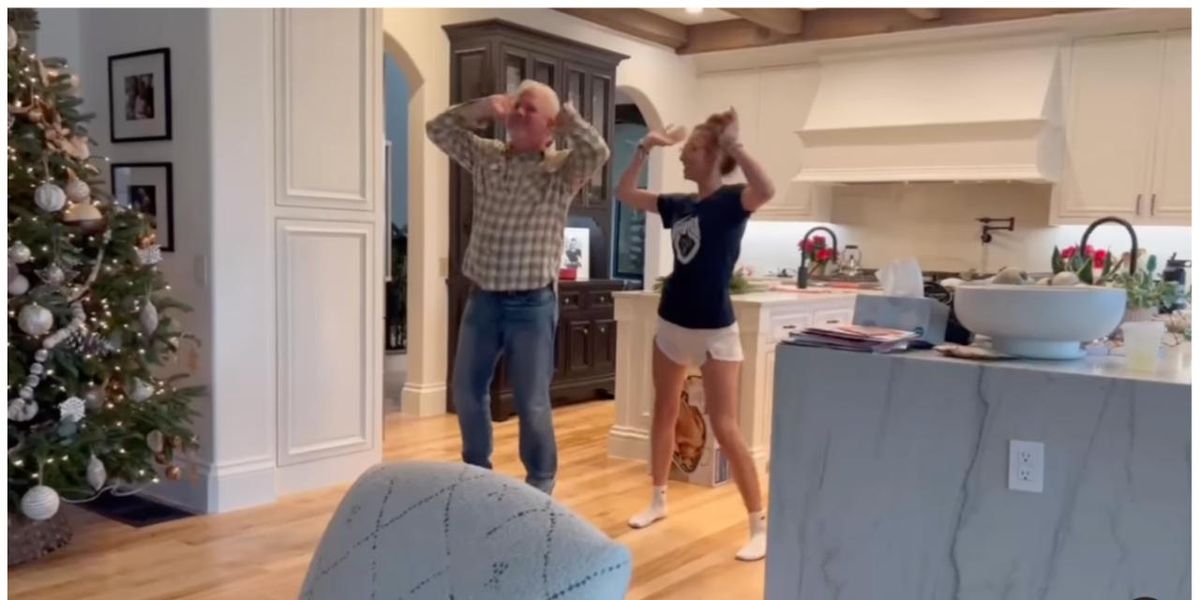 Glenn Beck's daughter tries to teach Glenn how to dance - Glenn Beck